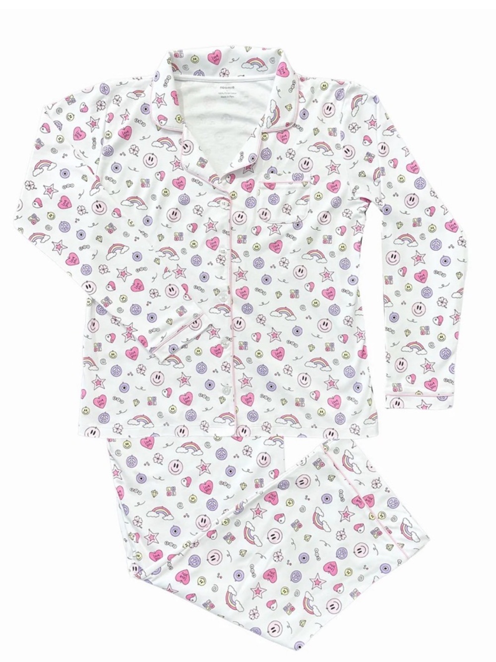Baby Noomie Mama Pajama - Charms Print | Size Medium | 100% Pima Cotton